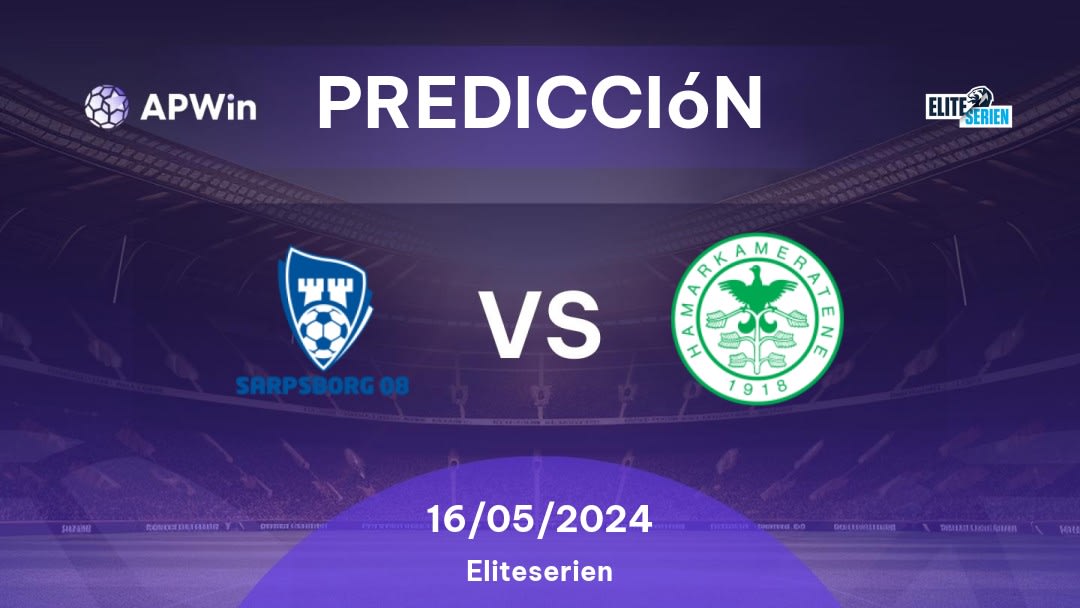 Predicciones Sarpsborg 08 vs HamKam: 16/05/2024 - Noruega Eliteserien