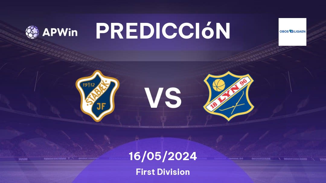 Predicciones Stabæk vs Lyn: 16/05/2024 - Noruega First Division