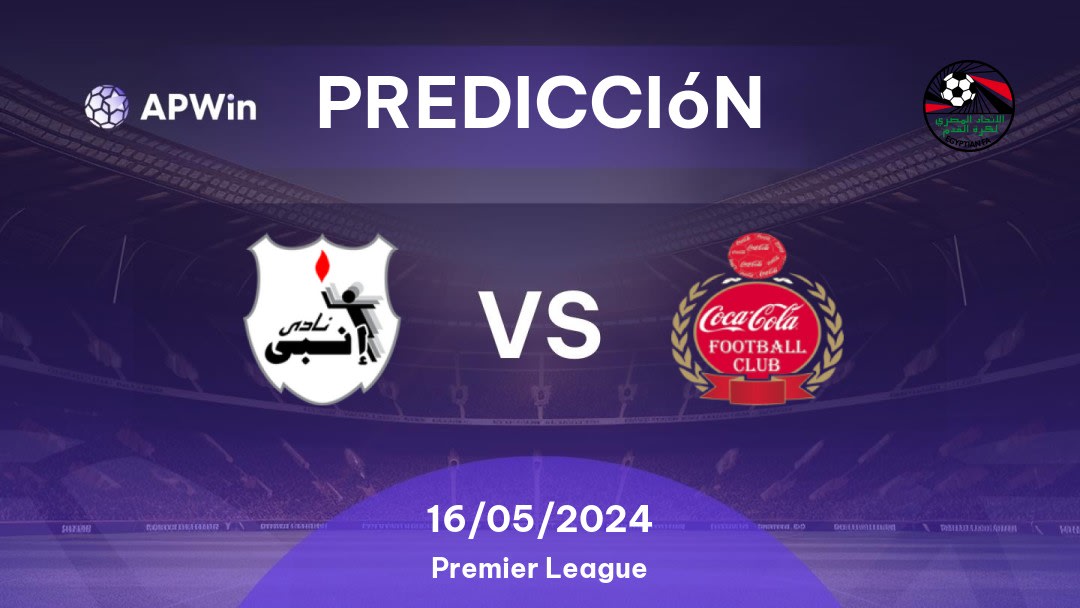 Predicciones ENPPI vs Coca-Cola: 16/05/2024 - Egipto Premier League