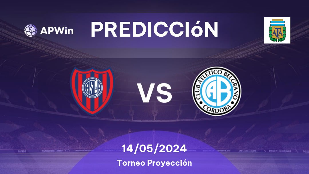 Predicciones San Lorenzo Res. vs Belgrano Córdoba Res.: 14/05/2024 - Argentina Reserve League