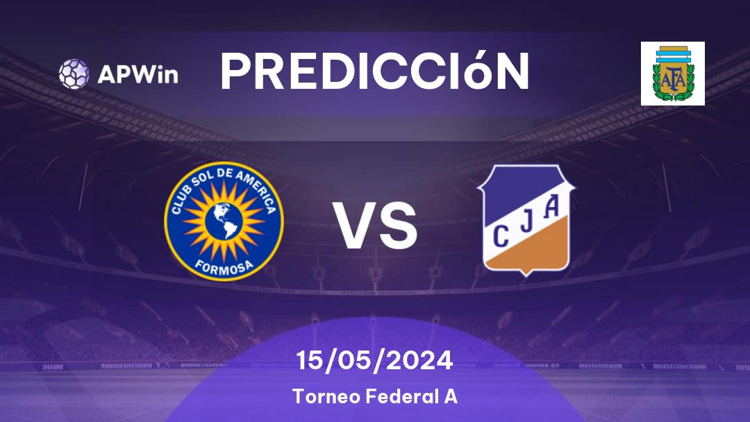 Predicciones Sol de América vs Juventud Antoniana: 15/05/2024 - Argentina Torneo Federal A