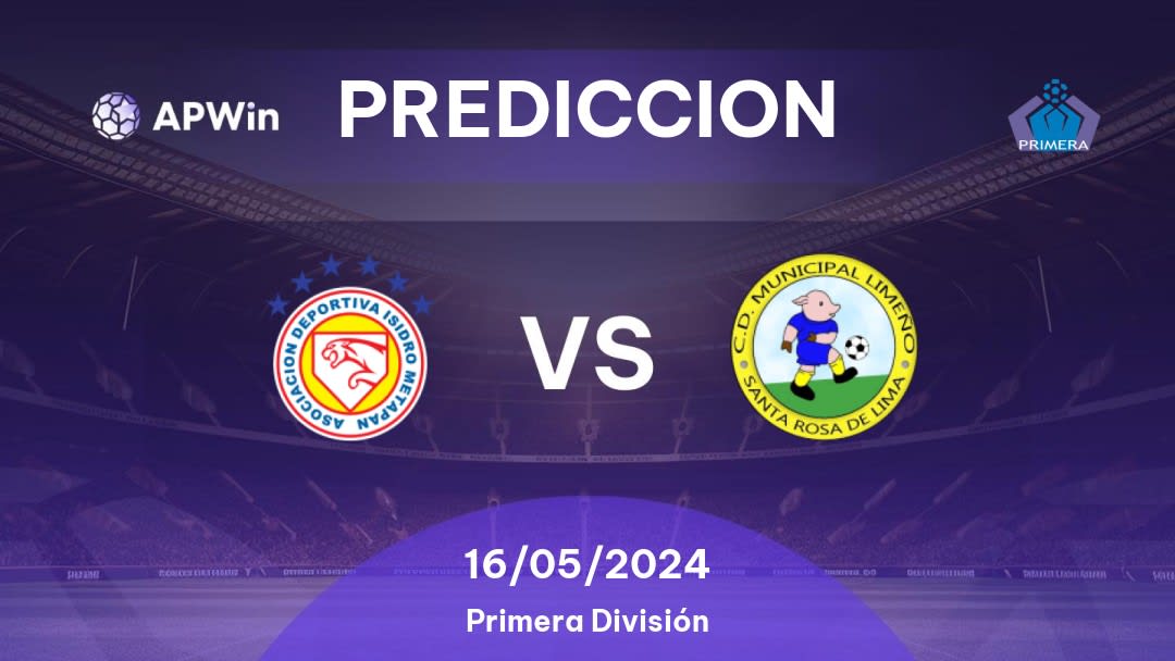 Predicciones Isidro Metapán vs Municipal Limeño: 15/05/2024 - El Salvador Primera División
