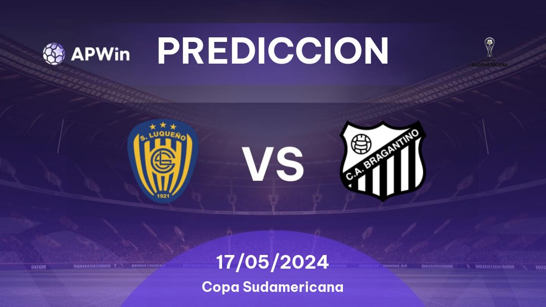 Predicciones Sportivo Luqueño vs RB Bragantino: 16/05/2024 - Sudamerica Copa Sudamericana
