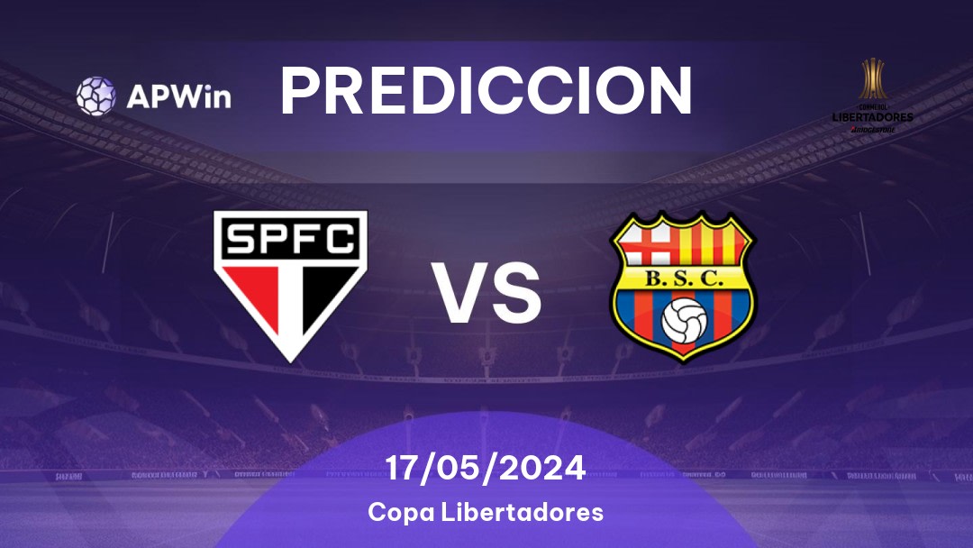 Predicciones São Paulo vs Barcelona: 16/05/2024 - Sudamerica Copa Libertadores