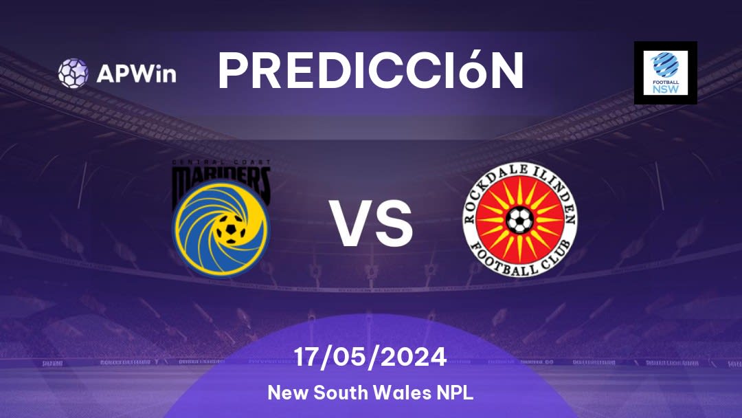 Predicciones Central Coast II vs Rockdale City Suns: 17/05/2024 - Australia New South Wales NPL
