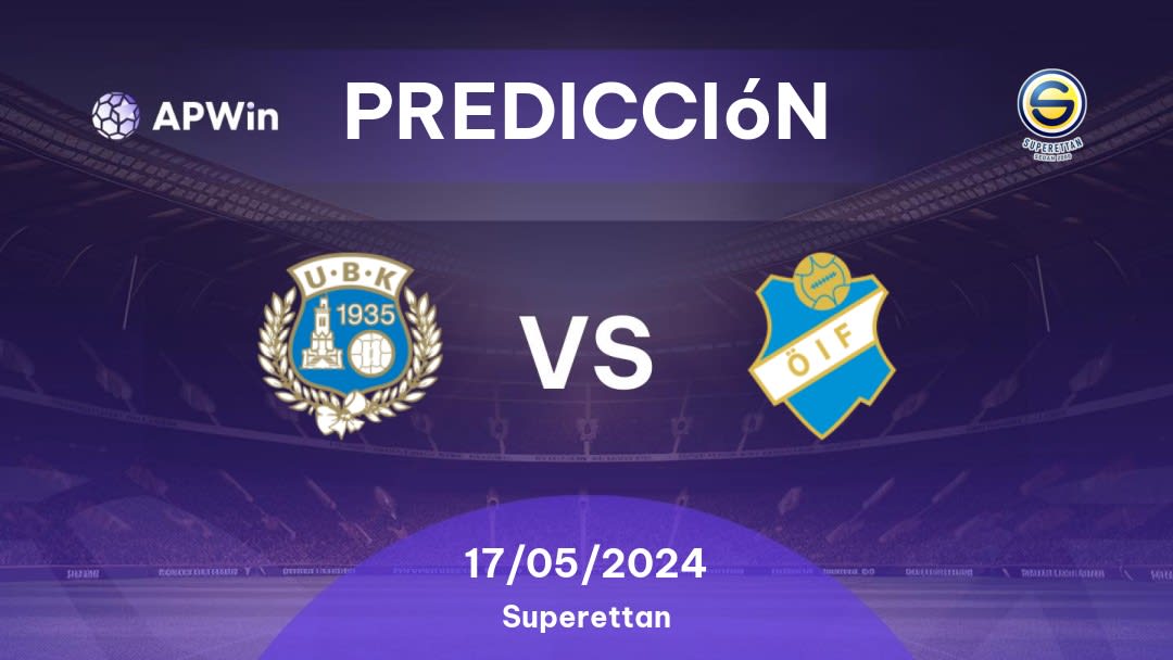 Predicciones Utsikten vs Öster: 17/05/2024 - Suecia Superettan