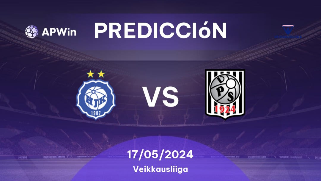 Predicciones HJK vs VPS: 17/05/2024 - Finlandia Veikkausliiga