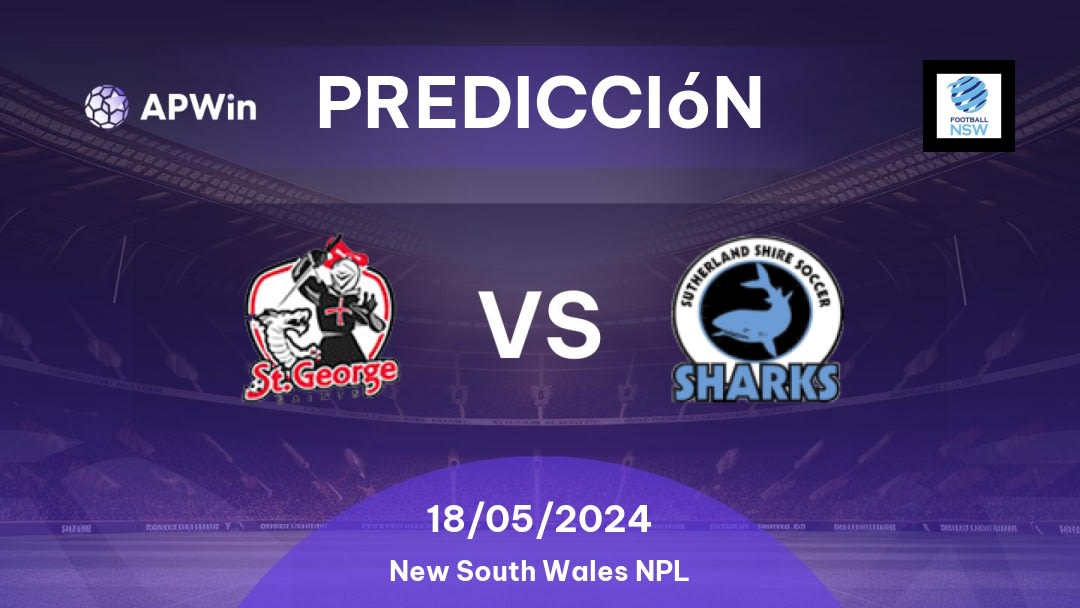 Predicciones St. George Saints vs Sutherland Sharks: 18/05/2024 - Australia New South Wales NPL