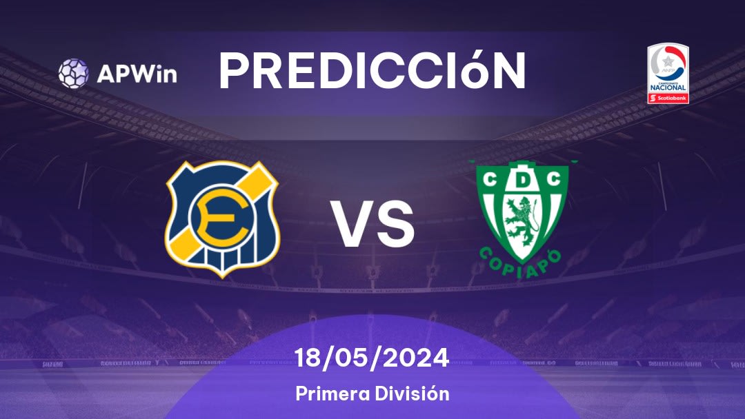 Predicciones Everton vs Copiapó: 18/05/2024 - Chile Divisão Primeira do Chile
