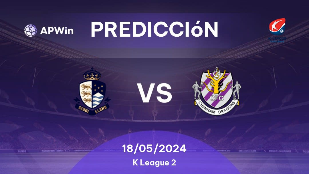 Predicciones Seoul E-Land vs Jeonnam Dragons: 18/05/2024 - Corea del Sur K League 2