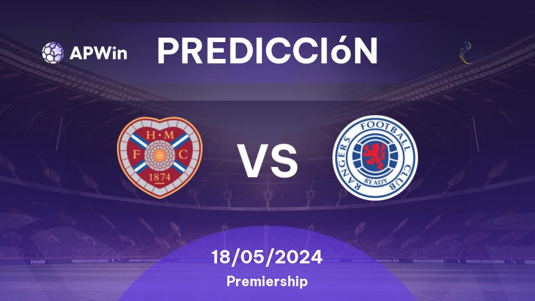 Predicciones Hearts vs Rangers: 18/05/2024 - Escocia Premiership