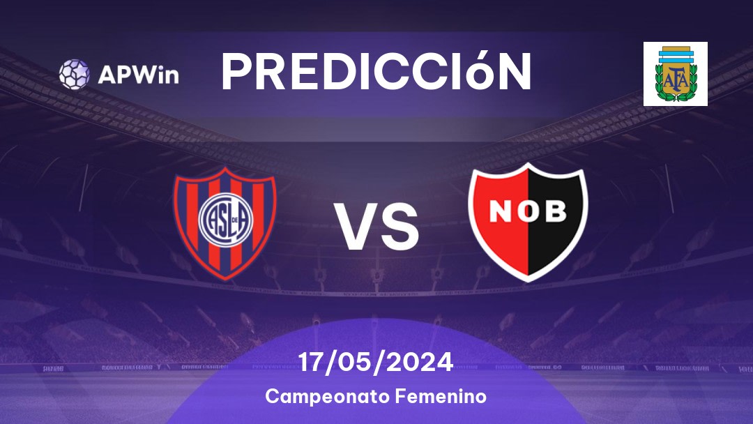 Predicciones San Lorenzo Women vs Newell's Old Boys: 17/05/2024 - Argentina Campeonato de Fútbol Femenino