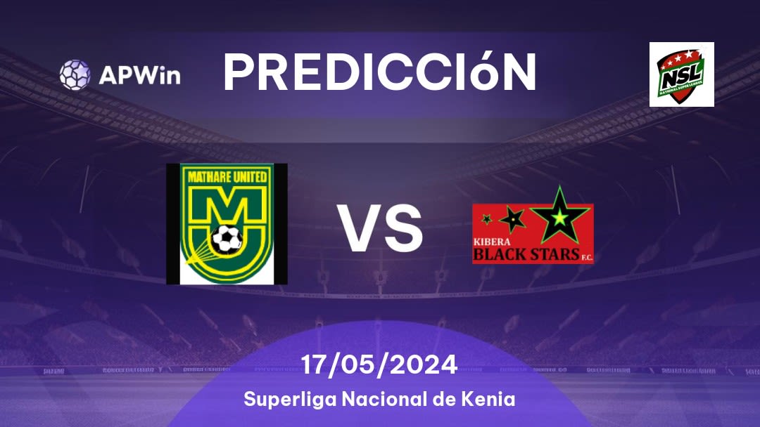 Predicciones Mathare United vs Kibera Black Stars: 17/05/2024 - Kenia Superliga Nacional