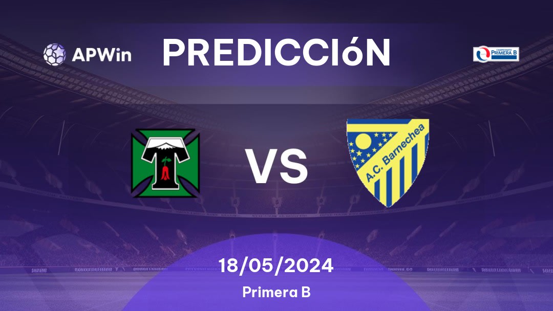 Predicciones Deportes Temuco vs Barnechea: 18/05/2024 - Chile Primera B