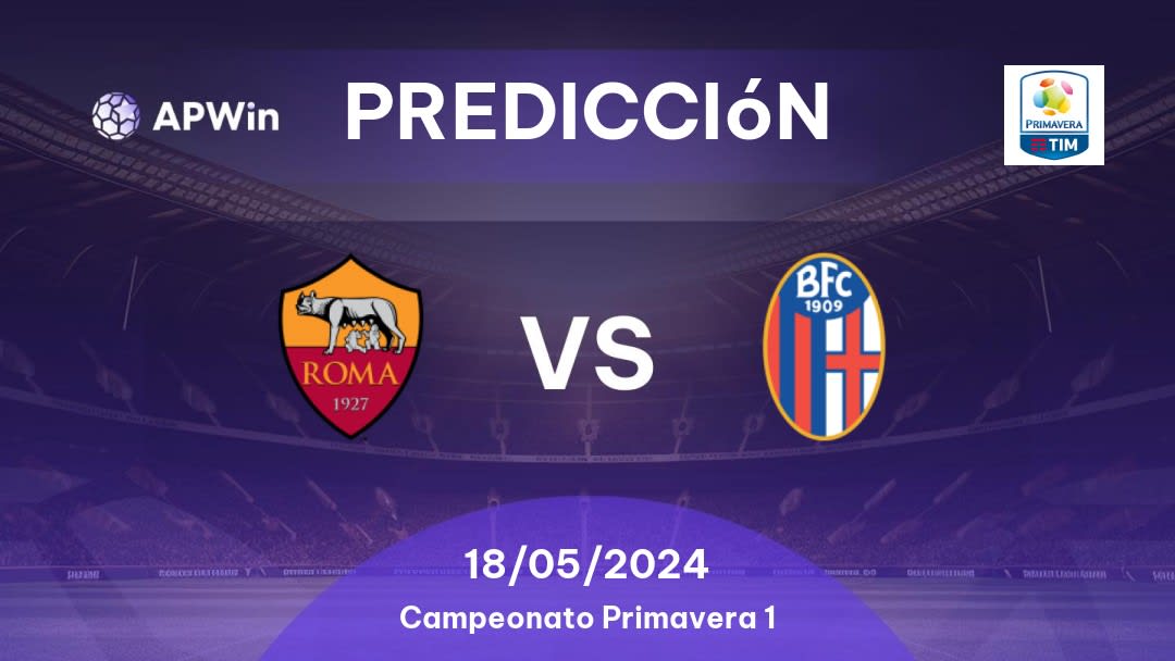 Predicciones Roma U19 vs Bologna U19: 18/05/2024 - Italia Campionato Primavera 1