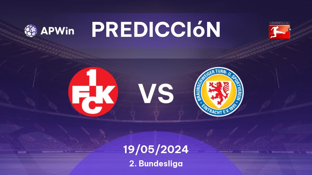 Predicciones Kaiserslautern vs Eintracht Braunschweig: 19/05/2024 - Alemania Bundesliga 2