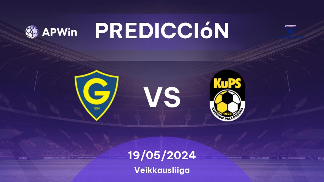 Predicciones Gnistan vs KuPS: 19/05/2024 - Finlandia Veikkausliiga