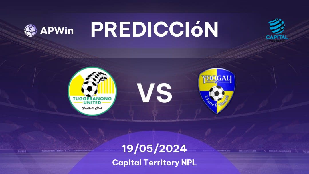 Predicciones Tuggeranong United vs Yoogali: 19/05/2024 - Australia Capital Territory NPL