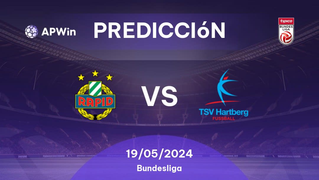 Predicciones Rapid de Viena vs Hartberg: 19/05/2024 - Áustria Bundesliga