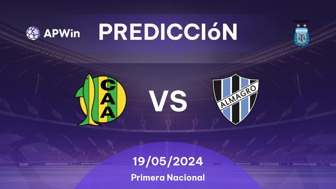 Predicciones Aldosivi vs Almagro: 19/05/2024 - Argentina Primera B Nacional