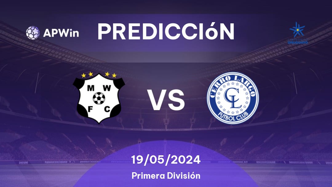 Predicciones Wanderers vs Cerro Largo: 19/05/2024 - Uruguay Primera División