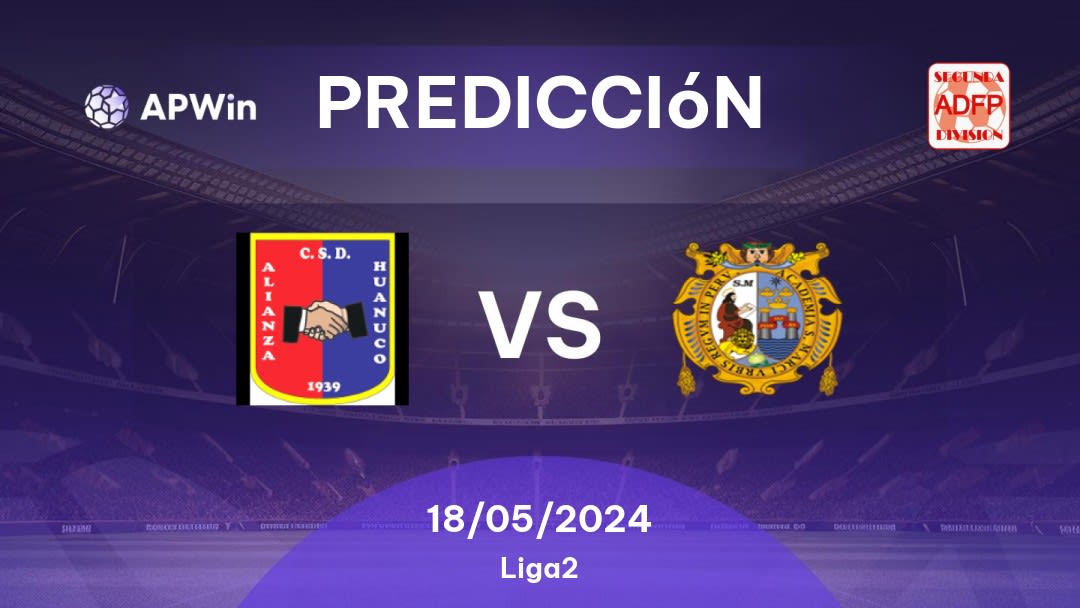 Predicciones Alianza Universidad vs San Marcos: 18/05/2024 - Perú Segunda División