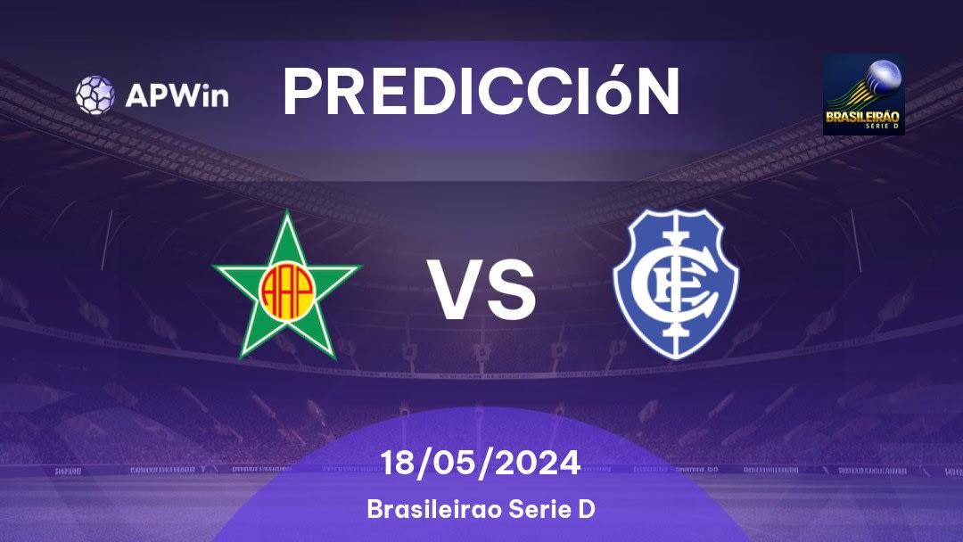 Predicciones Portuguesa RJ vs Itabuna Esporte Clube: 18/05/2024 - Brasil Brasileirão Série D