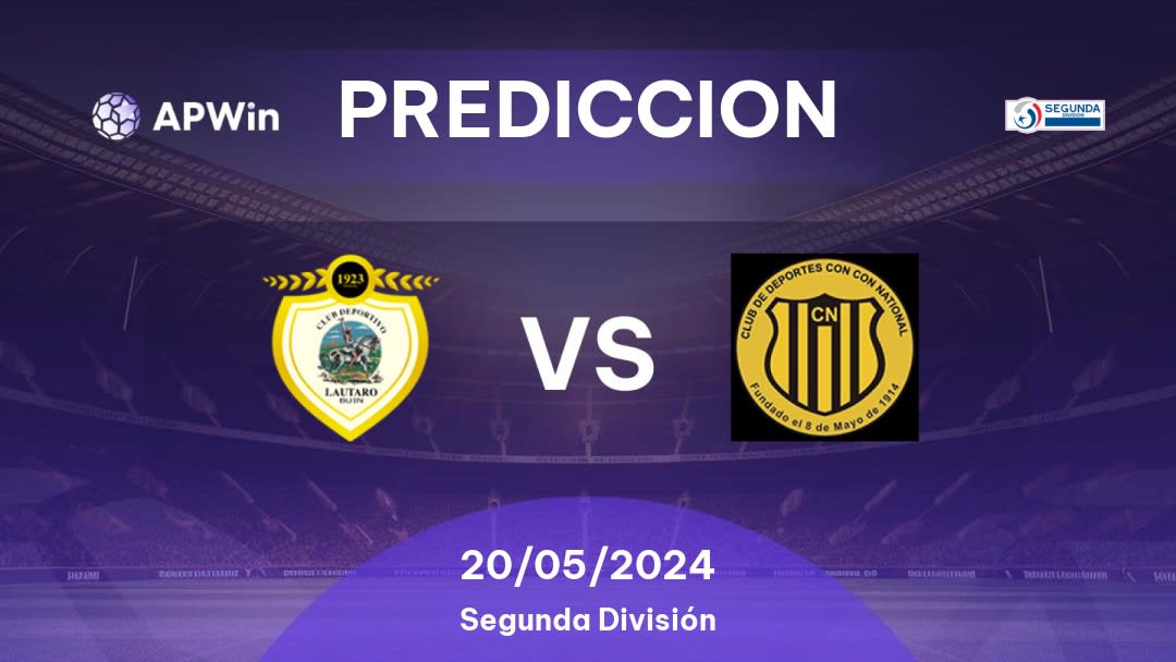 Predicciones Lautaro de Buin vs Concón National: 20/05/2024 - Chile Segunda División