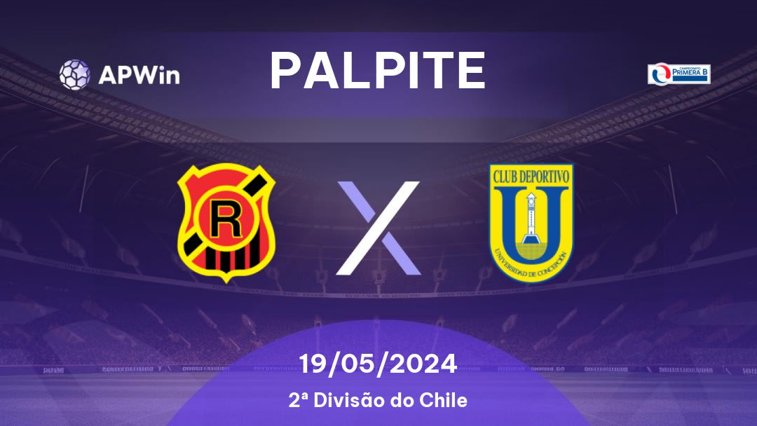 Palpite Rangers x Univ. Concepción: 09/10/2022 - Chile Primera B