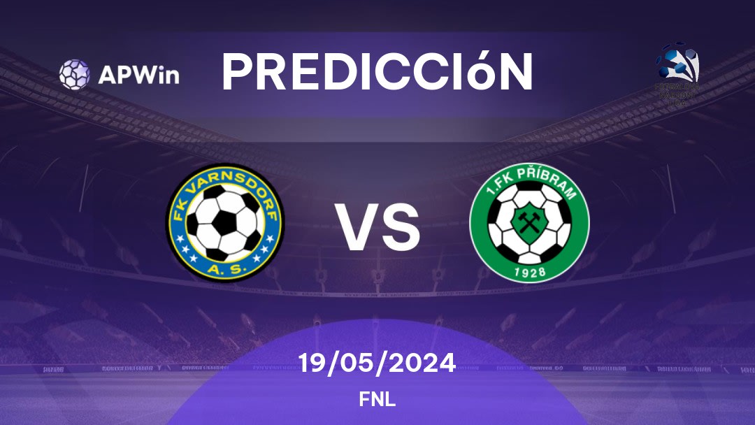 Predicciones Varnsdorf vs Příbram: 19/05/2024 - República Checo FNL