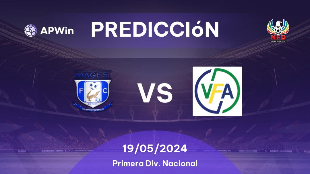 Predicciones Magesi vs Venda FC: 19/05/2024 - Sudáfrica Primera División Nacional