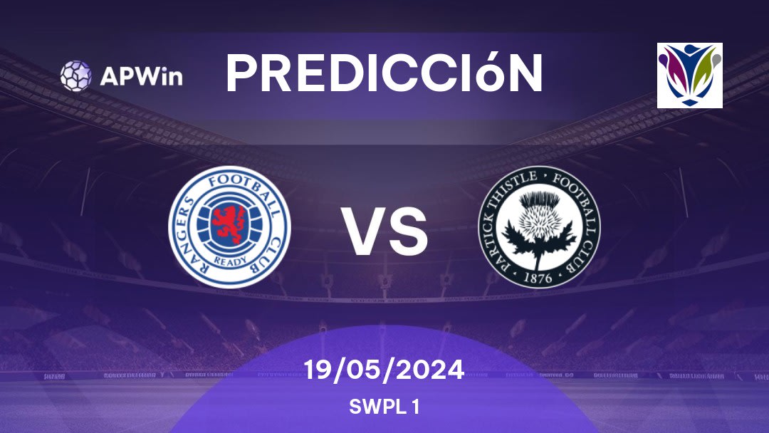 Predicciones Rangers W vs Partick Thistle Women: 19/05/2024 - Escocia SWPL 1