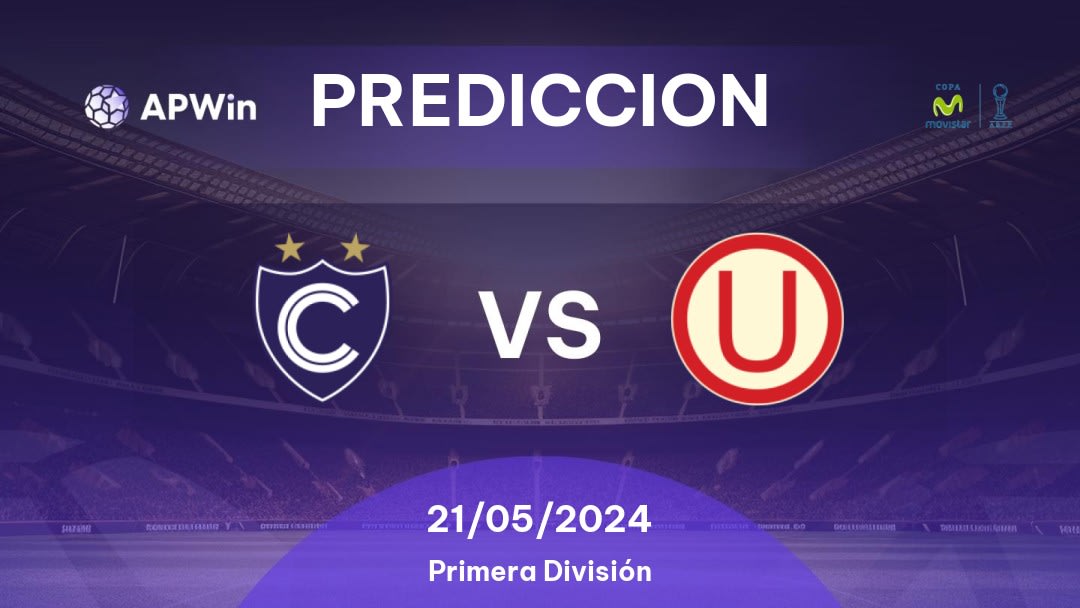 Predicciones Cienciano vs Universitario: 20/05/2024 - Perú Primera División