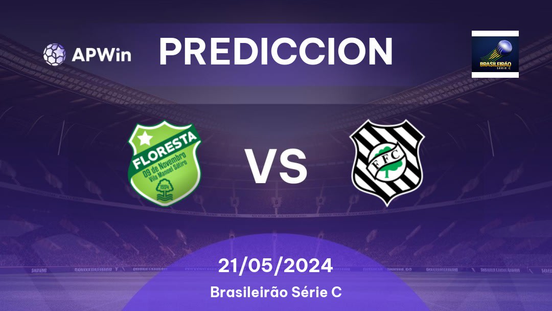 Predicciones Floresta vs Figueirense: 21/05/2024 - Brasil Brasileirão Série C