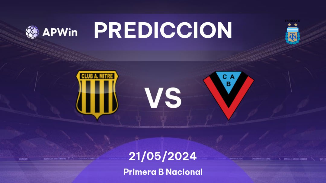 Predicciones Club Atlético Mitre vs Brown de Adrogué: 20/05/2024 - Argentina Primera B Nacional