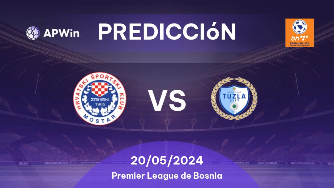 Predicciones Zrinjski vs FK Tuzla City: 20/05/2024 - Bosnia y Herzegovina Premier League of Bosnia