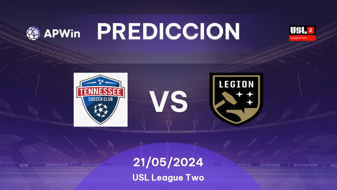 Predicciones Tennessee vs Birmingham Legion II: 20/05/2024 - Estados Unidos de América USL League Two