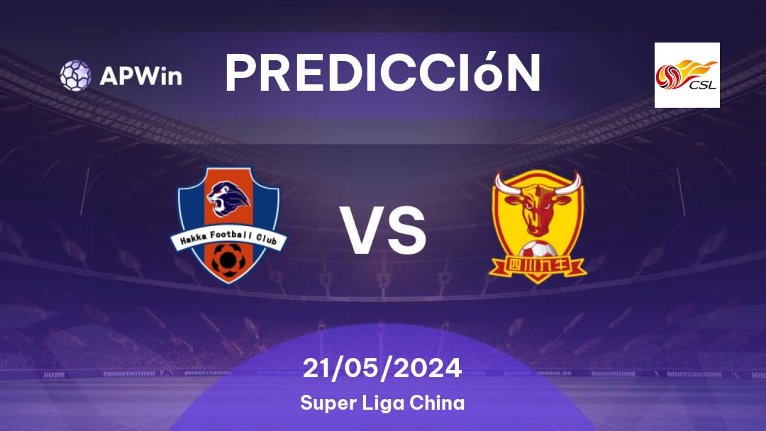 Predicciones Meizhou Hakka vs Sichuan Jiuniu: 21/05/2024 - China Super Liga China