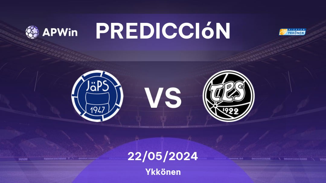 Predicciones JäPS vs TPS: 22/05/2024 - Finlandia Ykkönen