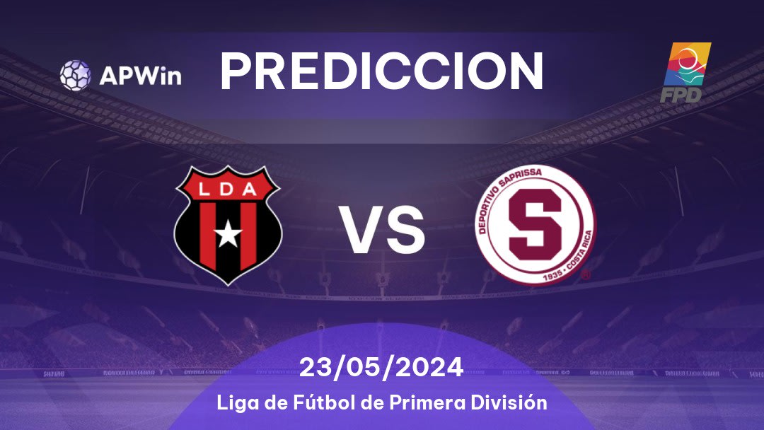 Predicciones Alajuelense vs Deportivo Saprissa: 21/04/2024 - Costa Rica Liga de Fútbol de Primera División