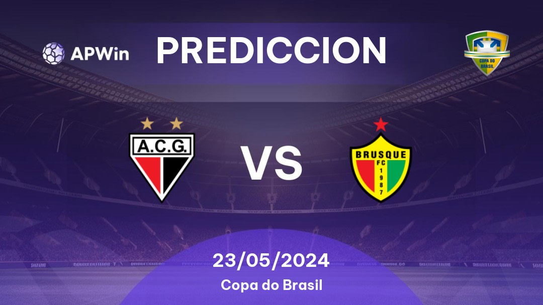 Predicciones Atlético GO vs Brusque: 23/05/2024 - Brasil Copa do Brasil