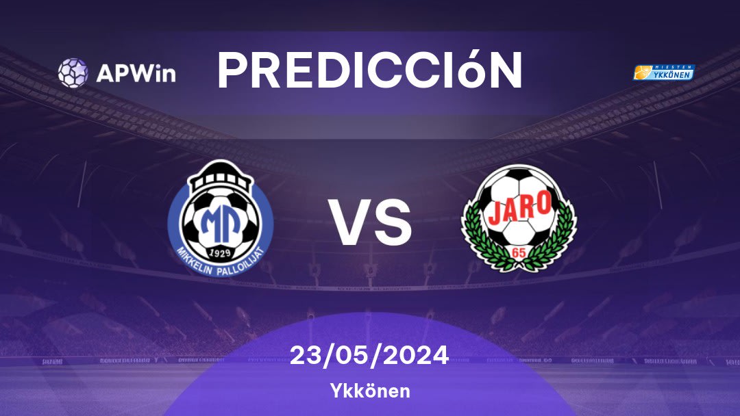 Predicciones MP vs Jaro: 23/05/2024 - Finlandia Ykkönen