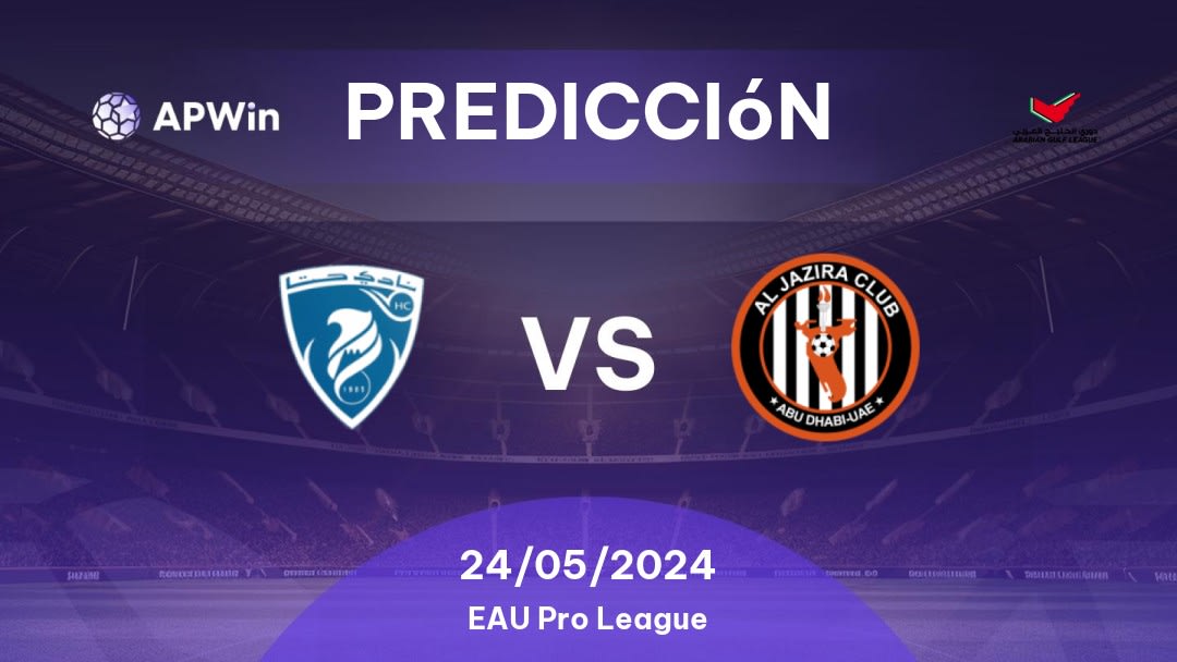 Predicciones Hatta vs Al Jazira: 24/05/2024 - EAU Gulf League