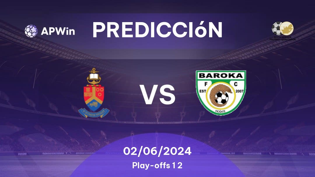 Predicciones University of Pretoria vs Baroka: 19/05/2024 - Sudáfrica Primera División Nacional