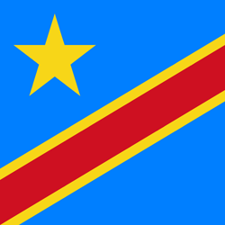 Congo DR country flag