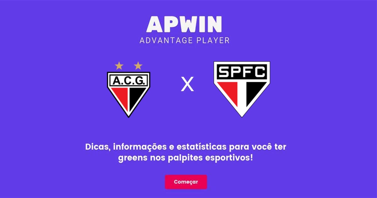 Atlético GO x São Paulo Estatísticas | 01/09/2022 | APWin