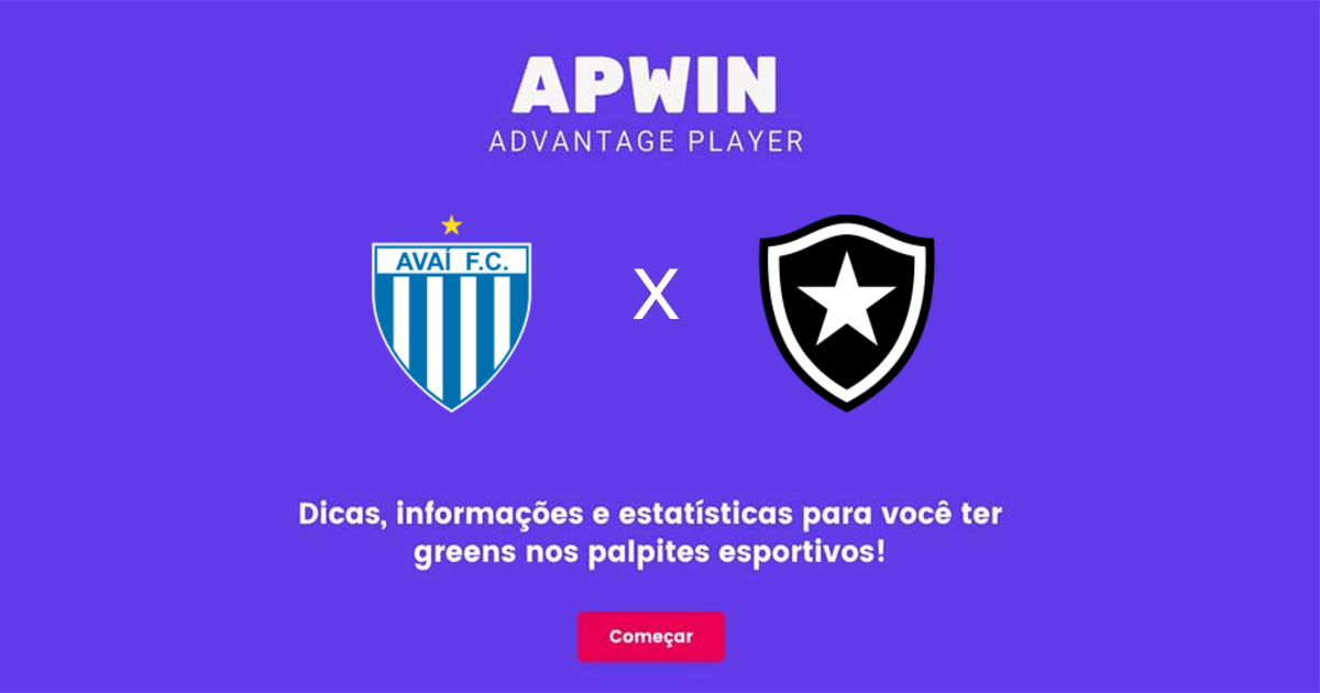 Ava&iacute; x Botafogo Estat&iacute;sticas | 06/10/2022 | APWin