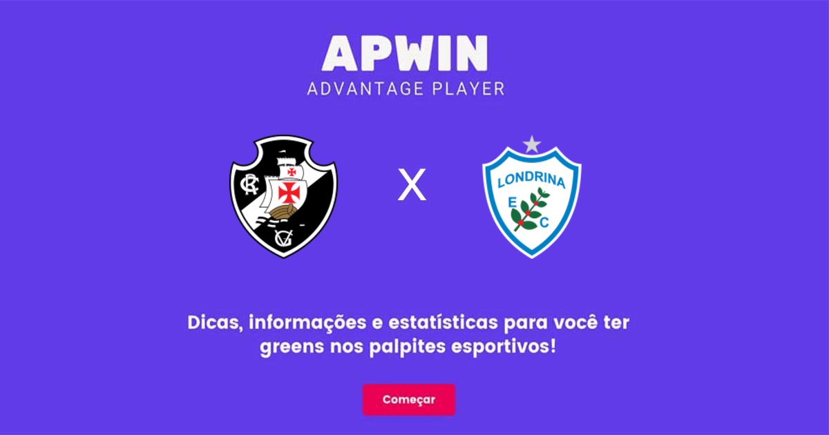 Vasco da Gama x Londrina Estat&iacute;sticas | 29/09/2022 | APWin
