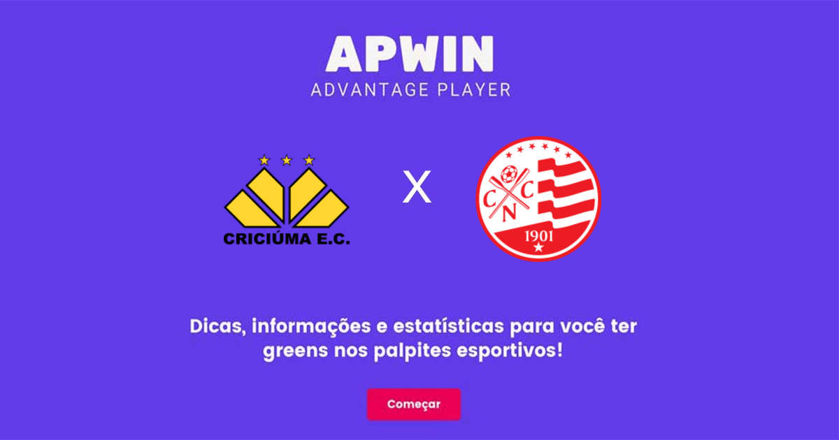 Crici&uacute;ma x N&aacute;utico Estat&iacute;sticas | 07/10/2022 | APWin