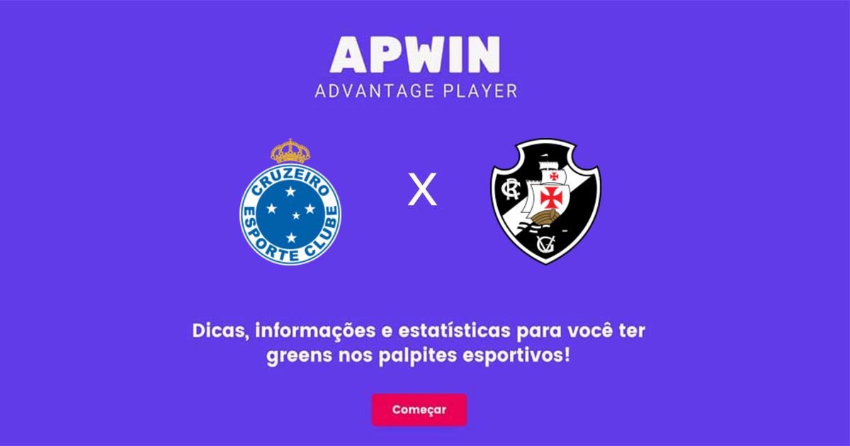 Palpite Cruzeiro x Vasco da Gama: 21/09/2022 - Brasileirão Série B